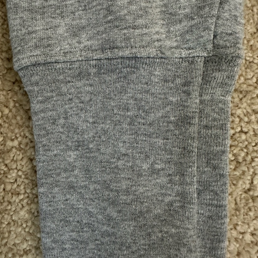 Women’s Small Champion Hoodie Sweatshirt In Gray with blue and red champion word - Picture 5 of 16